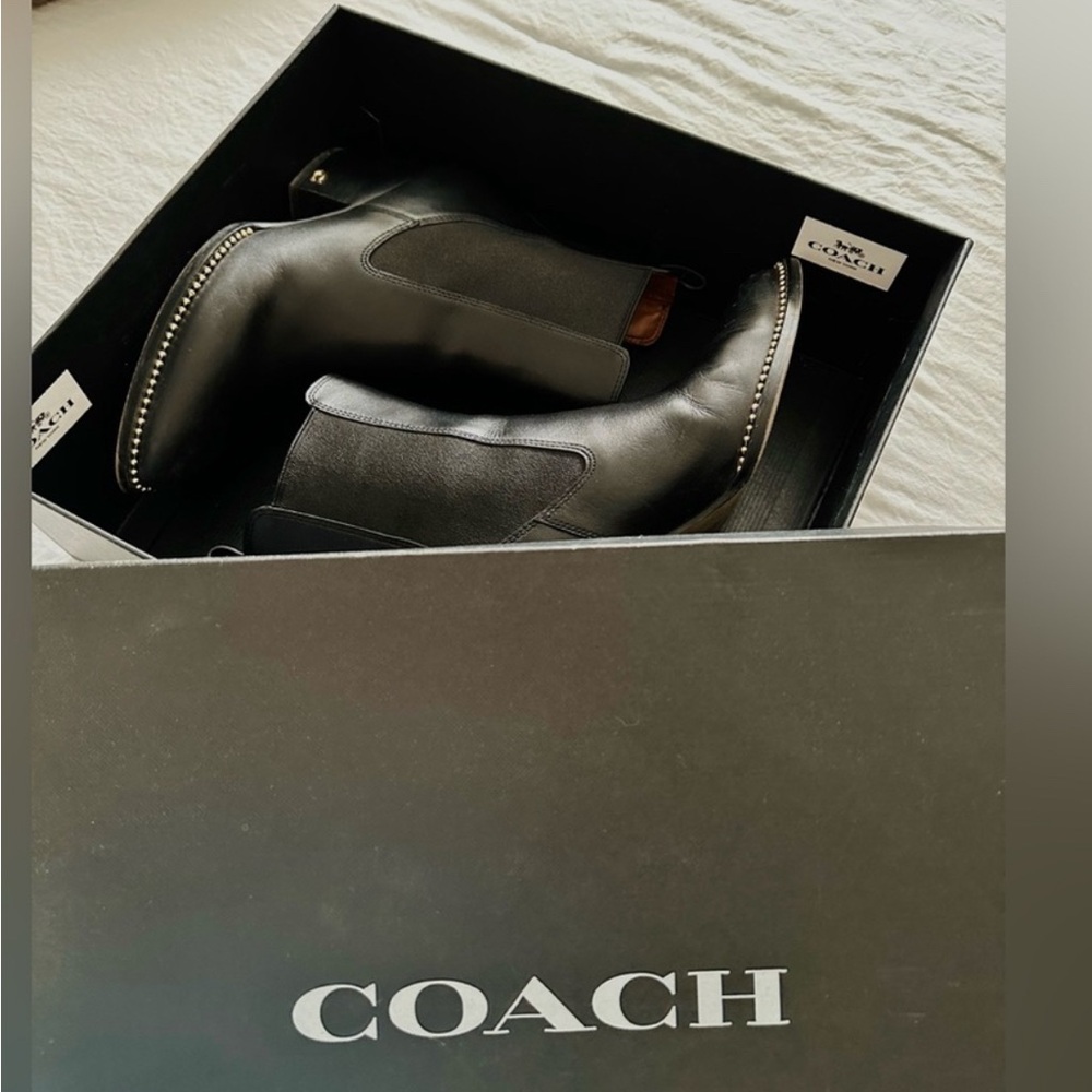 Coach Black Ankle Boots